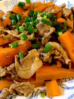 豚肉とにんじんのソース炒め-レシピのメイン写真