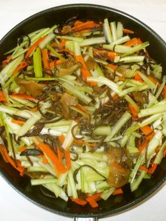 搾菜セロリきくらげ炒め物♪簡単低カロリー-レシピのメイン写真