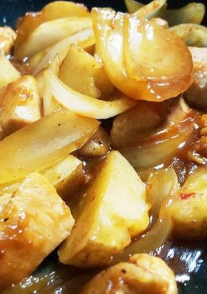 ご飯が進む安価で満足！鶏野菜オイスタ炒め-レシピのメイン写真
