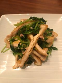 豆苗と油揚げのナムル-レシピのメイン写真