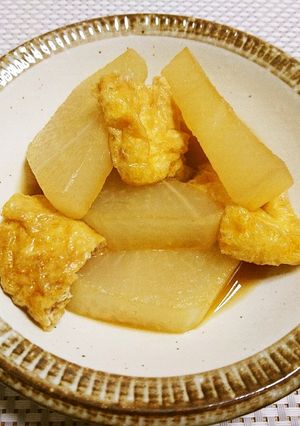 冬の簡単おかず♡大根と油揚げのさっと煮-レシピのメイン写真