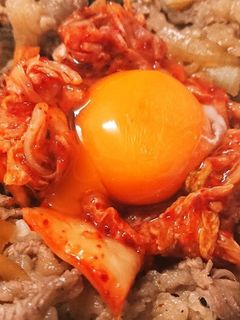 (男のレシピ) 簡単スタミナ キムチ牛丼-レシピのメイン写真