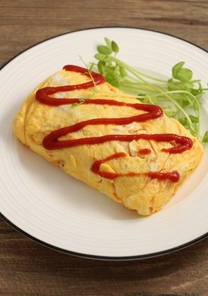 だれでも簡単！卵焼き器オムライス-レシピのメイン写真