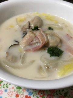 白菜と牡蠣のクリーム煮(4人分)-レシピのメイン写真