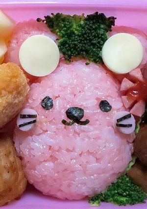 キャラ弁 干支 まんまるネズミ-レシピのメイン写真