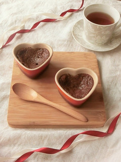 お餅1個★もちもちのホットチョコケーキ-レシピのメイン写真