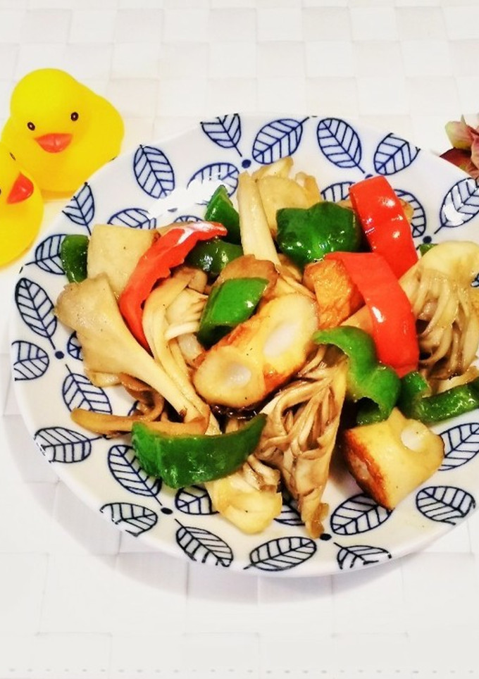 竹輪と余り野菜のオイスター醤油炒め♪-レシピのメイン写真