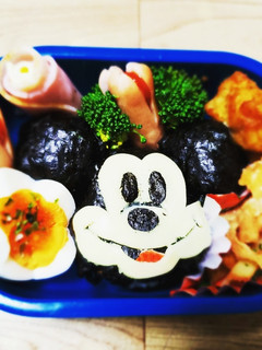 ミッキーマウスキャラ弁当-レシピのメイン写真