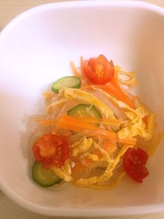 春雨の中華風酢の物-レシピのメイン写真