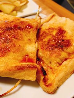 超簡単おつまみ。納豆巾着。-レシピのメイン写真