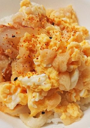 竹輪と卵の丼-レシピのメイン写真