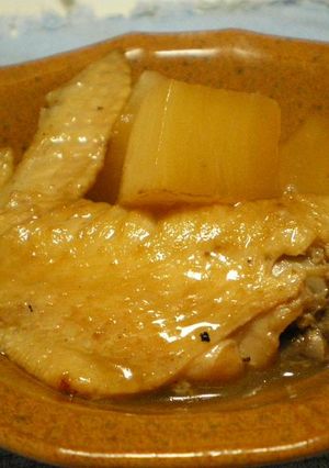 お酢で手羽先と大根のサッパリ煮！！-レシピのメイン写真