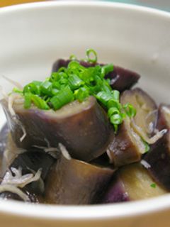 なすびとじゃこの煮物-レシピのメイン写真