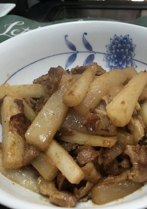 豚バラ大根の生姜味噌炒め-レシピのメイン写真