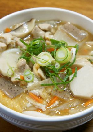 鶏肉入りけんちんうどん-レシピのメイン写真
