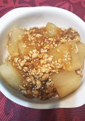 【余りアレンジ】大根の鶏そぼろあんかけ煮-レシピのメイン写真