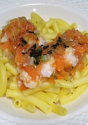 犬ご飯　白身魚のパスタ-レシピのメイン写真