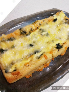 失敗しない!油揚げのチーズ焼き!おつまみ-レシピのメイン写真