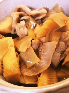 超簡単!タケノコと豚バラの煮物-レシピのメイン写真