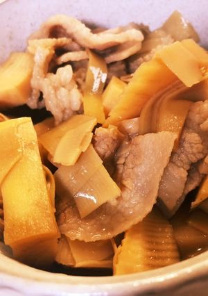 超簡単！タケノコと豚バラの煮物-レシピのメイン写真