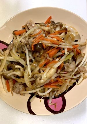 肉野菜のシソポン炒め-レシピのメイン写真