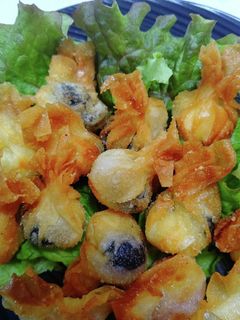 黒豆とチーズの包み揚げ-レシピのメイン写真