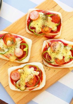 ハーブ香る♪フライパンピザ①-レシピのメイン写真