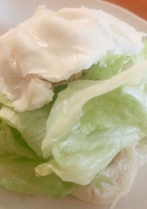 *肉まんレタスバーガー*-レシピのメイン写真