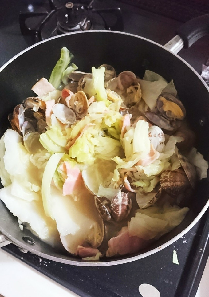きのう何食べた○あさりとキャベツの蒸し煮-レシピのメイン写真