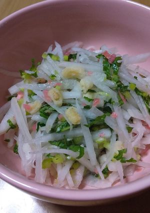 大根と紅生姜の酢の物-レシピのメイン写真
