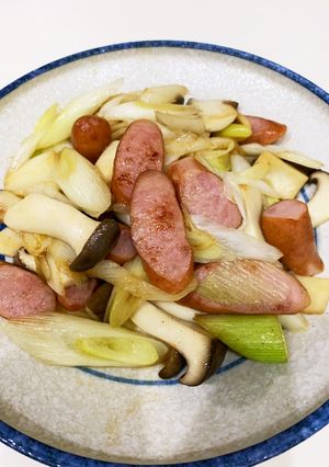 エリンギとウインナーのバター炒め-レシピのメイン写真