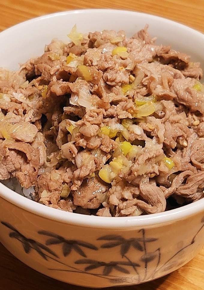 ねぎ塩タレを作ってラム Ꮚ✪ꈊ✪Ꮚ 丼-レシピのメイン写真