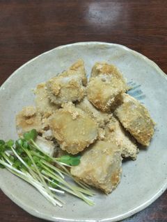 八頭の煮物(残ったタラコも入れて)-レシピのメイン写真