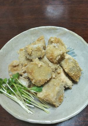 八頭の煮物(残ったタラコも入れて)-レシピのメイン写真