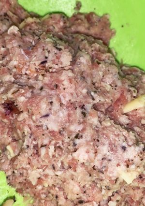 餃子の種（梅しそチーズ）-レシピのメイン写真