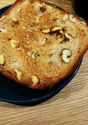 HBでふんわり甘いクルミ食パン-レシピのメイン写真
