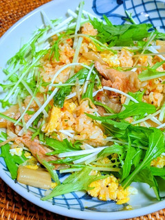 余った豚キムチで炒飯-レシピのメイン写真