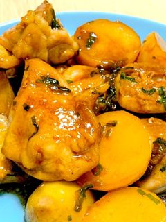 鶏肉とじゃがいもの甘辛炒め-レシピのメイン写真