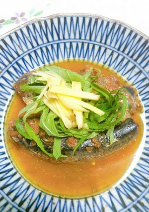 鰯缶&レンジで簡単梅煮-レシピのメイン写真