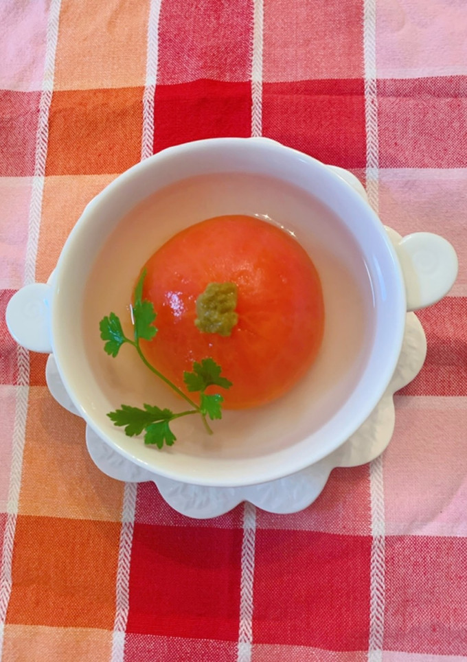 丸ごとトマトのスープ-レシピのメイン写真