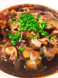 ナスと豚のとろとろ煮込み-レシピのメイン写真