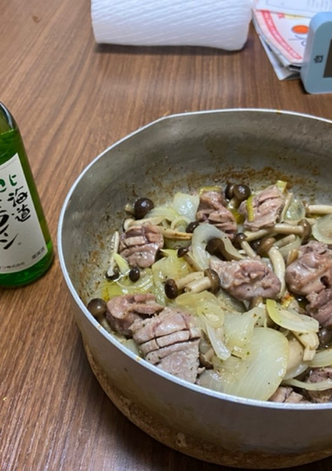 〆はうどん！砂肝とぶなしめじのアヒージョ-レシピのメイン写真