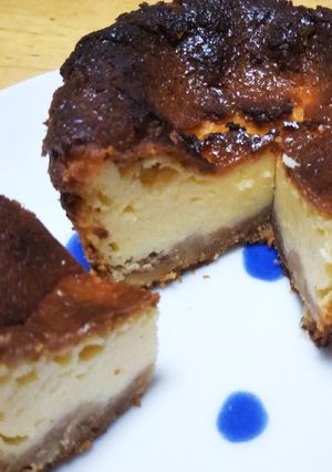 バスク風チーズケーキ-レシピのメイン写真