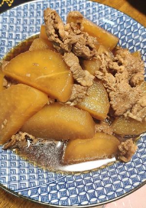 大根と牛肉の煮物(｡•̀ᴗ-)و ̑̑✧-レシピのメイン写真