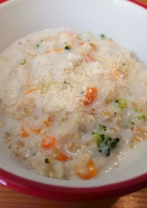 【離乳食】中期☆野菜オートミール-レシピのメイン写真