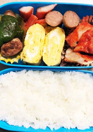 息子弁当♥冬休みあと少し弁当！-レシピのメイン写真