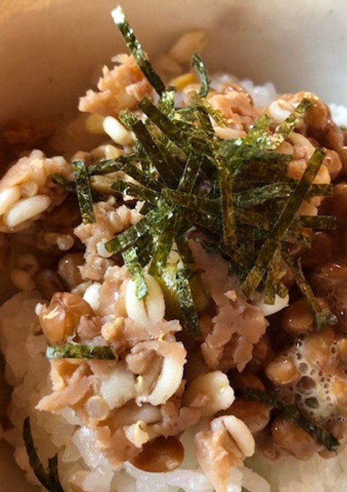 納豆と大豆ミートのご飯-レシピのメイン写真