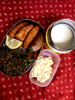 メカジキフライ弁当-レシピのメイン写真