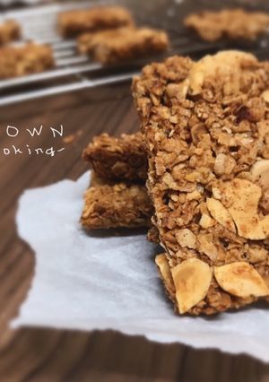 バター控えめ☆シンプルフラップジャック-レシピのメイン写真