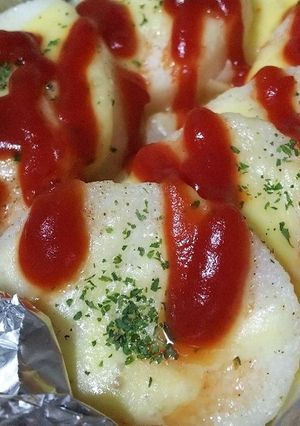 長芋のホイル蒸し-レシピのメイン写真